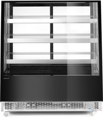 Koelvitrine 650L-144cm(h) | 3 schuine schappen | Wielen | Arktic 233320