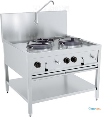 CombiSteel GAS WOKTAFEL 2X17KW + 1X9KW - 7178.1205 1