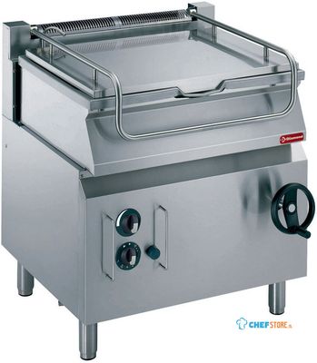 Diamond Kantelbare kookketel 60 liter op gas, kuip in R.V.S., op kast | G17/BRI8-N 1