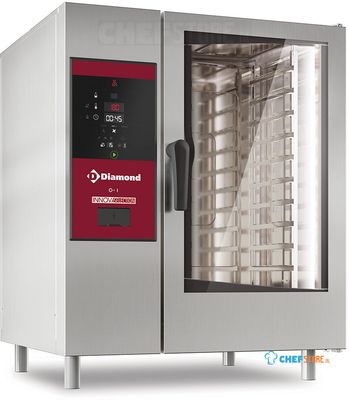 Diamond SDE/10S Elektrische oven, directe stoom en convectie, 10xGN 1/1+Cleaning