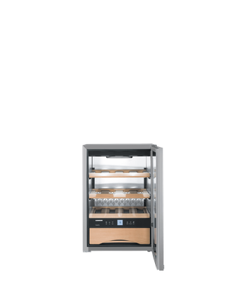 Liebherr Wijnbewaarkast GrandCru RVS met Glasdeur - WKES 653 1