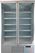 Display koelkast | 2 glasdeuren | 1000 L | zilver | Combisteel | 7455.2200 5