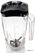 Diamond Vierkante Lexan beker 2 liters met deksel en mes (2 bladen) | BAB-LXQ