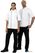 Whites Southside Unisex Koksbuis Korte Mouw Wit, Whites Chefs Clothing B998-XS 9
