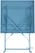 Bolero vierkante opklapbare stalen tafel turquoise 60cm | GK985 7