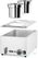 HENDI 201473 Set: Bain-marie Ranger + 2x bak 4L met deksel, , GN (H)150mm, 8L, 230V/1000W, 604x332x(H)315mm 5