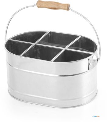 Hendi Bestek & servettenhouder - 425978