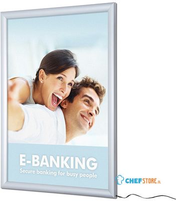 Syna Posterframe LED Verlicht 50 X 70 cm - PLED50X70G30