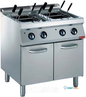 Diamond Elektrische pastakoker  2x 24,5 liter, op kast, zonder mand | E17/CPA8-230/3--N 1