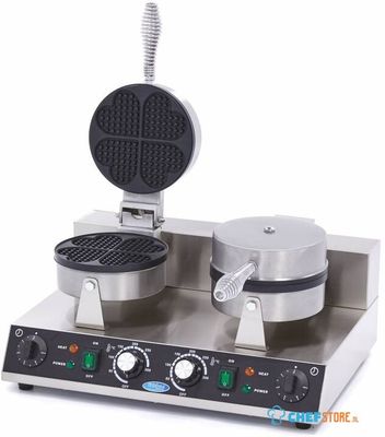 Maxima Wafelijzer - 8 Stuks - Hartjes Wafel - 09365101