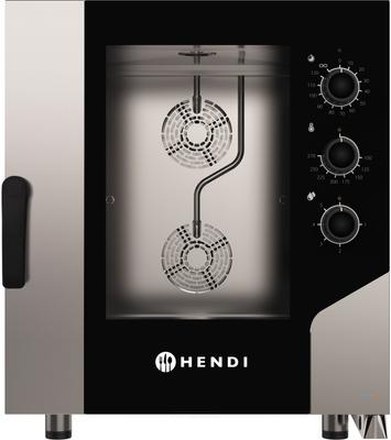 Hetelucht Stoomoven Control 7x GN 1/1, HENDI, 400V/15400W, 730x855x(H)850mm - 219928 1