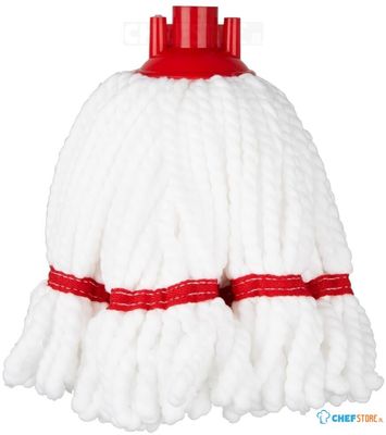 Jantex Microvezel Mopkop Rood Streep 150g - HX249