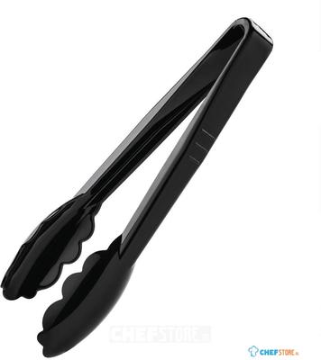 Serveertang | 23cm | Zwart | Vogue | P924