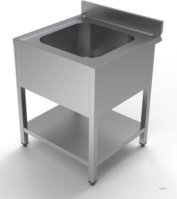 700 Spoeltafel Bodemschap 1 Midden 700, CombiSteel 7333.0815 1