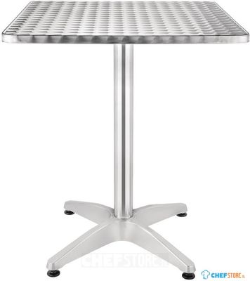 Bolero vierkante RVS tafel 60cm | U427