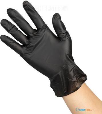 Hygiplas Vinyl Zwart Poedervrije Handschoen S Pak 100 - FJ748-S