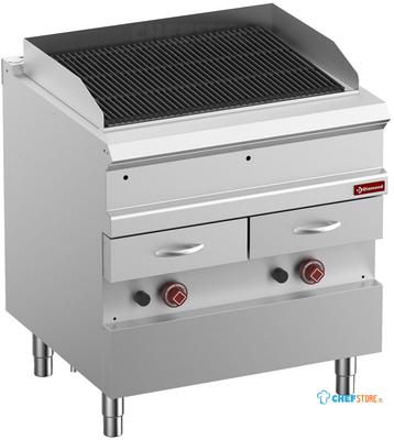 Gas Stoomgrill - Module 1/1 - Rooster In Gietijzer "dubbelzijdig" - Diamond G7/GVQA8-N 1