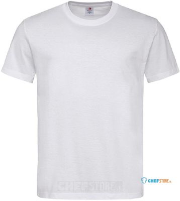 Unisex T-shirt wit | maat XL | A103-XL