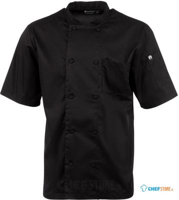 Chef Works Montreal Cool Vent koksbuis zwart XXL | B054-XXL