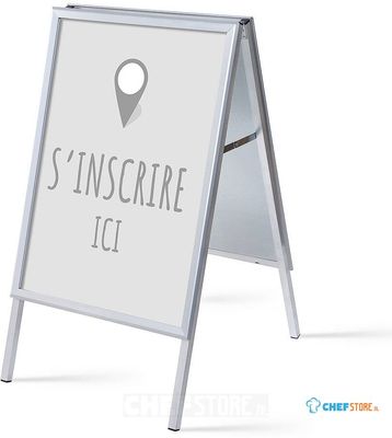 Syna A-Bord A1 Complete Set hier Melden Grijs Frans - ZPA1G32MEI537