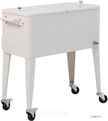 Essentials Icy Koelbox met Wieltjes Beige - 91391