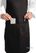 Chef Works halterschort zwart | A924 8