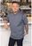 Chef Works Urban Springfield unisex koksbuis met rits korte mouw inktblauw S | BB267-S 2