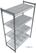 Cambro stelling 183cm hoog 4 schappen - 46cm diep | DM771 2