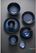 Olympia Luna Midnight Blue Coupe Bowls 160 mm (pak van 6) - DZ772 8
