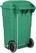 Jantex 120Ltr Container met Voetpedaal Groen - HC924 4
