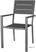 Bolero Valletta Grijze Stoelen met Armleuningen (4 Pack) - HZ022