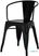Bolero HZ806 Bistro Curve Armstoelen Zwart (4 stuks) 4