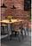 Bolero HZ809 Bistro Eettafel met Mangohouten Blad en Donkergrijze Poot 1450mm 6