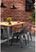 Bolero HZ809 Bistro Eettafel met Mangohouten Blad en Donkergrijze Poot 1450mm 9