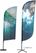 Syna Beach Flag Alu Wind 205 cm Totale Hoogte - BFAW205
