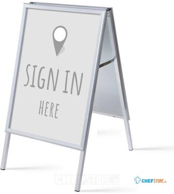 Syna A-Bord A1 Complete Set hier Melden Grijs Engels - ZPA1G32MEI251