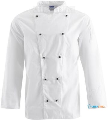 Whites Chicago unisex koksbuis lange mouw wit L | DL710-L