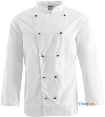 Whites Chicago unisex koksbuis lange mouw wit XXL | DL710-XXL