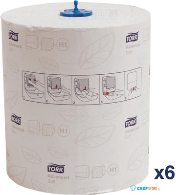 Tork Advanced Handdoekrollen 2-Laags 150m (6 Stuks) - Tork FA707