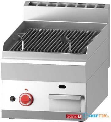 Gastro M lavasteen grill op gas 65/40 GRL |  GL919