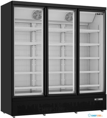 SARO Vrieskast met Glasdeuren Model GTK 1480 PRO