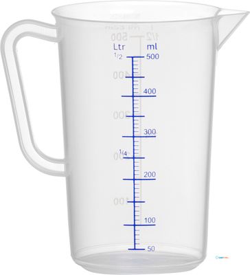 Hendi Maatbeker polypropyleen 0,5 l 90x140 mm | 567104