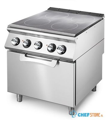 Mastro Electrische Vaste Top Op Statische Electrische Oven Gn 2/1, 4 Kookdelen | VS7080TPFE 1