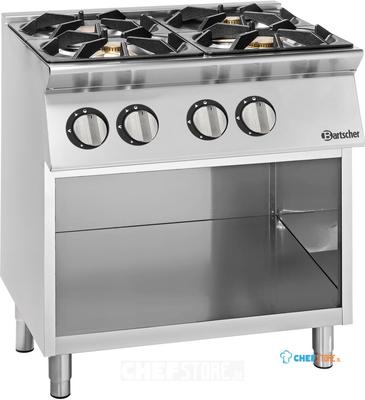 Bartscher 2991131 Gasfornuis 900 4 branders OU