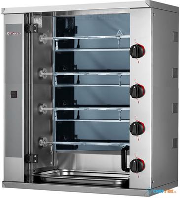 Diverso By Diamond SMALL Vitrokeramisch Kippenspit, 4 Spitten (12 Kippen) - WR-RVEL-E4 1