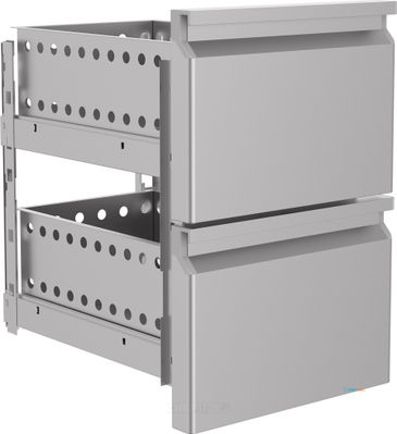 Ladenset | 2 lades (1/2) | Pro Line | Soft closing | Combisteel 7489.0522 1