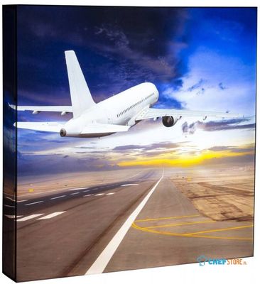 Syna Pop-Up Impress Straight Print Backlit Voorzijde met Zijkanten 3 X 3 - IMPR33S-GLED