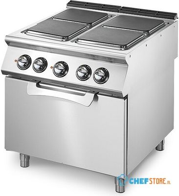 Mastro Electrische Selector Op Statische Electrische Oven Gn 2/1, 4 Vierkante Warme Platen | VS7080CFEQ 1