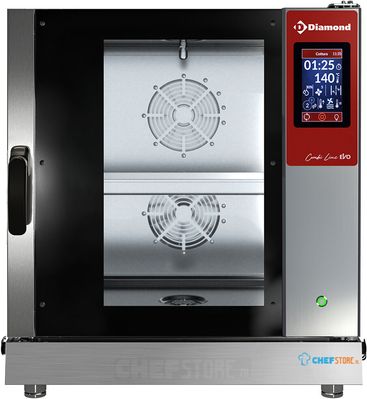 Diamond DFV711/CTS TOUCH SCREEN oven elektrische stoom/convectieoven, 7x GN 1/1 - AUTO-CLEANING
