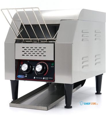 Maxima Doorloop Broodrooster - 150 Sneden/Uur - Aanpasbare Snelheid - incl. Kruimellade - 09300055